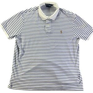 Polo Ralph Lauren Men's Striped Pima Cotton Soft Touch Polo Shirt XL